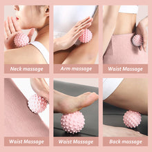 Load image into Gallery viewer, TPR Fascia Ball Foot Fitness Massage Ball Deep Acupoint Muscle Relaxation Shoulder Cervical Fitness Yoga Hand Hold Meridian Ball
