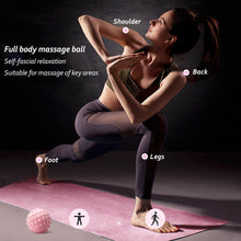 Load image into Gallery viewer, TPR Fascia Ball Foot Fitness Massage Ball Deep Acupoint Muscle Relaxation Shoulder Cervical Fitness Yoga Hand Hold Meridian Ball

