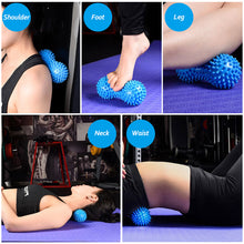 Load image into Gallery viewer, Peanut Massage Ball SHedgehog Training Grip Ball Muscle Pain Stress Workout Yoga Fitness Ball Foot Muscle Massager Relaxation
