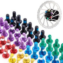 Load image into Gallery viewer, 12Pcs Bicycle Disc Brake Rotor Bolt T25 Torx M5*10 Stainless Steel Fixing Screw Disc Brake MTB Bike Accessory Cycling Parts Tool
