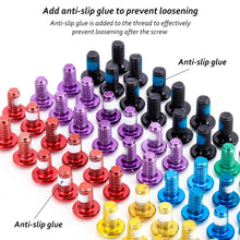 Load image into Gallery viewer, 12Pcs Bicycle Disc Brake Rotor Bolt T25 Torx M5*10 Stainless Steel Fixing Screw Disc Brake MTB Bike Accessory Cycling Parts Tool
