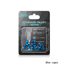 Load image into Gallery viewer, 12Pcs Bicycle Disc Brake Rotor Bolt T25 Torx M5*10 Stainless Steel Fixing Screw Disc Brake MTB Bike Accessory Cycling Parts Tool
