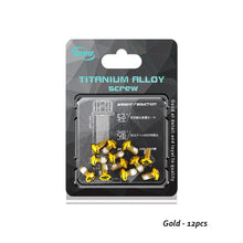 Load image into Gallery viewer, 12Pcs Bicycle Disc Brake Rotor Bolt T25 Torx M5*10 Stainless Steel Fixing Screw Disc Brake MTB Bike Accessory Cycling Parts Tool
