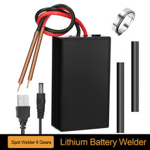 Load image into Gallery viewer, Portable 6 Gears Adjustable Mini Spot Welding Machine for 18650 Battery Spot Welding Tool Kit Spot Welding Machine Welder
