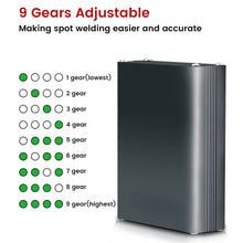 Load image into Gallery viewer, DIY Spot Welder Handheld 9 Gears Adjustable Portable Mini Spot Welding Machine With Quick Release Pen Nickel Plate 5500mah
