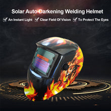 Load image into Gallery viewer, Automatic Solar Welding Darkening Helmet Adjustable Range MIG MMA Electric Welding Mask Welding Lens Caps for Welding Machine Professional
