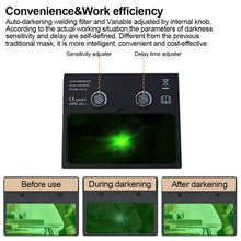 Load image into Gallery viewer, Automatic Solar Welding Darkening Helmet Adjustable Range MIG MMA Electric Welding Mask Welding Lens Caps for Welding Machine Professional
