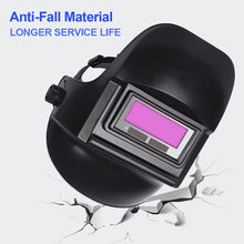 Load image into Gallery viewer, Welding Helmet Welder Mask Chameleon Large View True Color Solar Power Auto Darkening Welding Mask For Arc Weld Grind Cut
