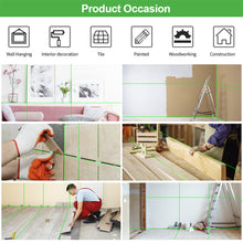 Load image into Gallery viewer, 16 Lines 4D Laser Level Self-Leveling 360 Horizontal And Vertical Super Powerful Green Line Laser Level Green Beam Laser Level
