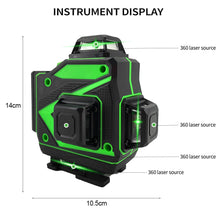Load image into Gallery viewer, 16 Lines 4D Laser Level Self-Leveling 360 Horizontal And Vertical Super Powerful Green Line Laser Level Green Beam Laser Level
