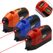 Load image into Gallery viewer, Mini Vertical Spirit Level Tool Laser Level Laser Straight Laser Guided Level Line Measurement Gauge Tool
