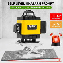 Load image into Gallery viewer, 12/16 Lines 3D/4D 360° Laser Level Nivel Laser Leveling Device Green Beam Laser Level Self-leveling Horizontal Vertical Measure Tool
