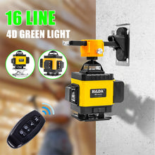 Load image into Gallery viewer, 12/16 Lines 3D/4D 360° Laser Level Nivel Laser Leveling Device Green Beam Laser Level Self-leveling Horizontal Vertical Measure Tool
