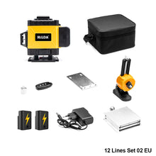 Load image into Gallery viewer, 12/16 Lines 3D/4D 360° Laser Level Nivel Laser Leveling Device Green Beam Laser Level Self-leveling Horizontal Vertical Measure Tool
