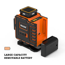 Load image into Gallery viewer, Professional 3D/4D Laser Level Level Self-Leveling 360 Horizontal And Vertical Cross With Wave Sensing Super Powerful Green Laser Level
