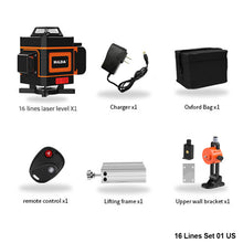 Load image into Gallery viewer, 3D/4D Laser Level Auto Self-Leveling 360 Horizontal And Vertical Cross Super Powerful Green Laser Level
