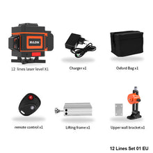 Load image into Gallery viewer, 3D/4D Laser Level Auto Self-Leveling 360 Horizontal And Vertical Cross Super Powerful Green Laser Level
