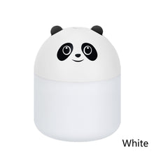 Load image into Gallery viewer, 250ml Cute Panda Mini Air Humidifier with Night Light Essential Oil Diffuser USB Mist Maker Car Air Freshener for Bedroom Office
