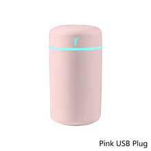 Load image into Gallery viewer, Portable 420ml Air Humidifier Aroma Oil Humidificador for Home Car USB Cool Mist Sprayer with Colorful Soft Night Light Purifier
