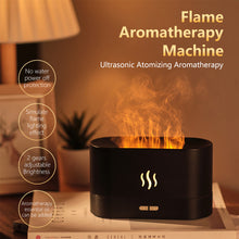 Load image into Gallery viewer, 180ML Simulation Flame Ultrasonic Air Humidifier USB Essential Oil Diffuser Home Office Air Freshener Fragrance Sooth Sleep Atomizer
