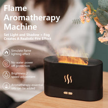 Load image into Gallery viewer, 180ML Simulation Flame Ultrasonic Air Humidifier USB Essential Oil Diffuser Home Office Air Freshener Fragrance Sooth Sleep Atomizer
