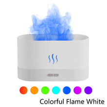 Load image into Gallery viewer, 180ML Simulation Flame Ultrasonic Air Humidifier USB Essential Oil Diffuser Home Office Air Freshener Fragrance Sooth Sleep Atomizer
