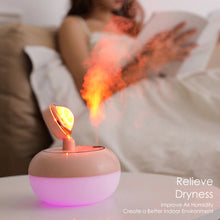 Load image into Gallery viewer, 300ml Sunset Lamp Air Humidifier Mini Humidifier USB Aroma Essential Oil Diffuser Skin Moisturiser Photograph Props for Home Car Mini Water Diffuser

