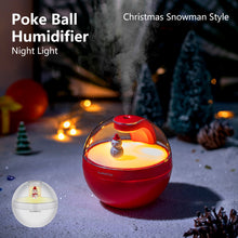Load image into Gallery viewer, 220ml Astronaut Snowman Mini Air Humidifier with Night Light Essential Oil Diffuser USB Mist Maker Christmas Gift Home Car

