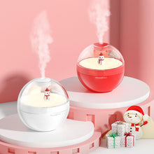 Load image into Gallery viewer, 220ml Astronaut Snowman Mini Air Humidifier with Night Light Essential Oil Diffuser USB Mist Maker Christmas Gift Home Car
