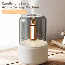 Load image into Gallery viewer, 120ml Retro Imitation Candle Night Light Air Humidifier Ultrasonic USB Aroma Diffuser Electric Aromatherapy Diffusor Home Office
