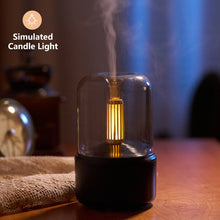 Load image into Gallery viewer, 120ml Retro Imitation Candle Night Light Air Humidifier Ultrasonic USB Aroma Diffuser Electric Aromatherapy Diffusor Home Office
