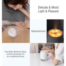 Load image into Gallery viewer, 500ML White Snow Mountain Air Humidifier Ultrasonic USB Aroma Air Diffuser With Soothing Night Light For Infant Nursery Home
