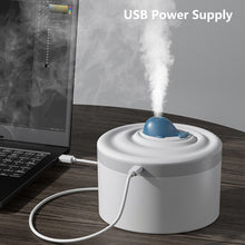 Load image into Gallery viewer, 1.5L Ultrasonic Blue Whale Humidifier USB Large Spray Cool Mist Humidifier Cartoon Colorful Light Home Aroma Diffuser
