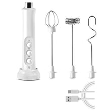 Load image into Gallery viewer, 3 In 1 Handheld Rechargeable Electric Milk Frother Foam Maker High Speeds Drink Mixer Handheld Foamer Coffee Frothing Wand
