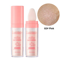 Load image into Gallery viewer, Highlighter Powder Patting High Gloss Natural Glitter Powder Contouring Shimmer Sparkle Powder Contour Face Body Highlight Makeup
