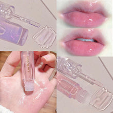 Load image into Gallery viewer, Transparent Crystal Jelly Lipgloss Shiny Clear Mirror Moisturizing Glitter Liquid Lipstick Lip Oil Fruit Taste Lip Tint
