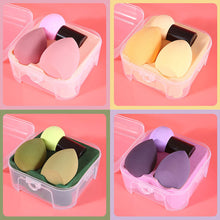Load image into Gallery viewer, 3pcs Makeup Sponge Cosmetic Puff Makeup Tools with Storage Box Foundation Powder Sponge Beauty Tool Women Make Up Accessories
