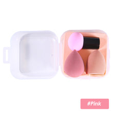 Load image into Gallery viewer, 3pcs Makeup Sponge Cosmetic Puff Makeup Tools with Storage Box Foundation Powder Sponge Beauty Tool Women Make Up Accessories
