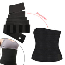 Load image into Gallery viewer, 3/4/5M Waist Trainer Shaperwear Elastic Girdle Women Slimming Tummy Waist Belt Resistance Bands Cincher Body Shaper Control Strap
