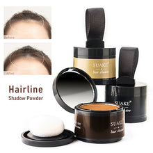 Load image into Gallery viewer, 4-color Hairline Powder Shading Powder Filling Forehead Hairline Waterproof Sweatproof Hair Filling Powder
