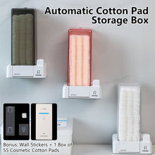 Load image into Gallery viewer, Cotton Pad Dispenser Press Out Cotton Square Holder Vanity Makeup Cotton Pads Organizer Box Universal Styling Organize Tools
