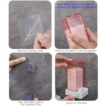 Load image into Gallery viewer, Cotton Pad Dispenser Press Out Cotton Square Holder Vanity Makeup Cotton Pads Organizer Box Universal Styling Organize Tools
