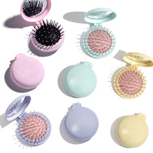 Load image into Gallery viewer, Cute Air Cushion Comb Small Folding Mirror Comb Folding Pocket Comb Massage Comb Hair Comb Hair Styling Tool
