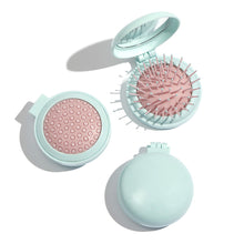 Load image into Gallery viewer, Cute Air Cushion Comb Small Folding Mirror Comb Folding Pocket Comb Massage Comb Hair Comb Hair Styling Tool
