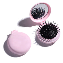 Load image into Gallery viewer, Cute Air Cushion Comb Small Folding Mirror Comb Folding Pocket Comb Massage Comb Hair Comb Hair Styling Tool
