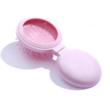 Load image into Gallery viewer, Cute Air Cushion Comb Small Folding Mirror Comb Folding Pocket Comb Massage Comb Hair Comb Hair Styling Tool
