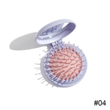 Load image into Gallery viewer, Cute Air Cushion Comb Small Folding Mirror Comb Folding Pocket Comb Massage Comb Hair Comb Hair Styling Tool
