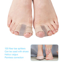 Load image into Gallery viewer, Thumb Valgus Corrector Toe Separator Big Foot Bone Overlap Toe Sleeve Double Hole Toe Sleeve Corrector Foot Care Health Care
