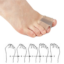 Load image into Gallery viewer, Thumb Valgus Corrector Toe Separator Big Foot Bone Overlap Toe Sleeve Double Hole Toe Sleeve Corrector Foot Care Health Care
