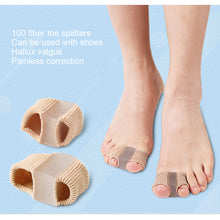 Load image into Gallery viewer, Thumb Valgus Corrector Toe Separator Big Foot Bone Overlap Toe Sleeve Double Hole Toe Sleeve Corrector Foot Care Health Care
